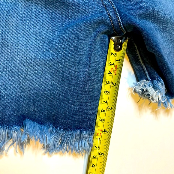 KanCan Denim Button Up Shorts - Picture 3 of 6